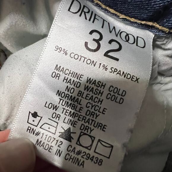 Driftwood Jeans Womens 32 x29  Audrey Boho Embroidered Floral High Rise Straight - Picture 6 of 10